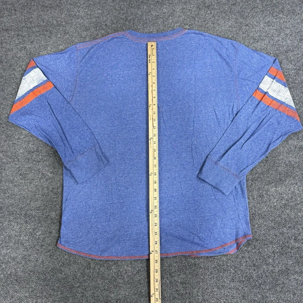 Florida Gators Knights Apparel Mens XXL 2XL Blue Long Sleeve Football Shirt